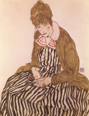 Egon Schiele Edith Schiele,Seated (mk12) oil painting picture